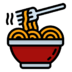 Noodles Asian Food Food Bowl Spaghetti Pasta Icon Free Png Icon Download Path (silver, maroon, black, gray, lavender)