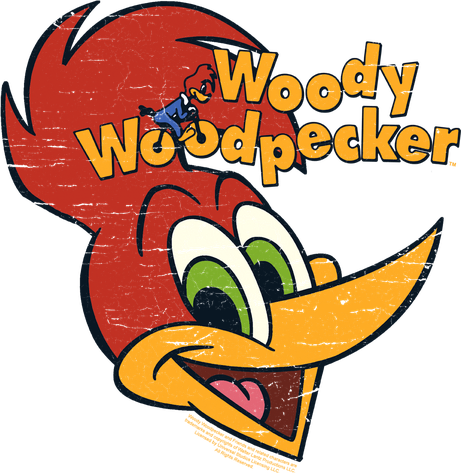 Woody Woodpecker Download Png Isolated Image (black, orange, chocolate)