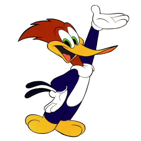 Woody Woodpecker Png Hd (navy, black, white)