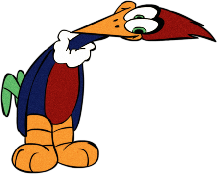 Woody Woodpecker Png Photos (maroon, black, orange, white)