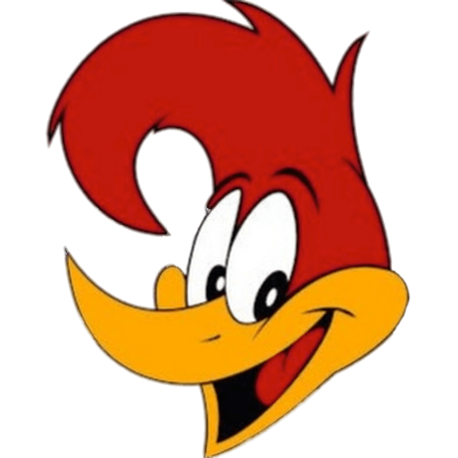 Woody Woodpecker Png Picture (red, gray, maroon, white, orange)