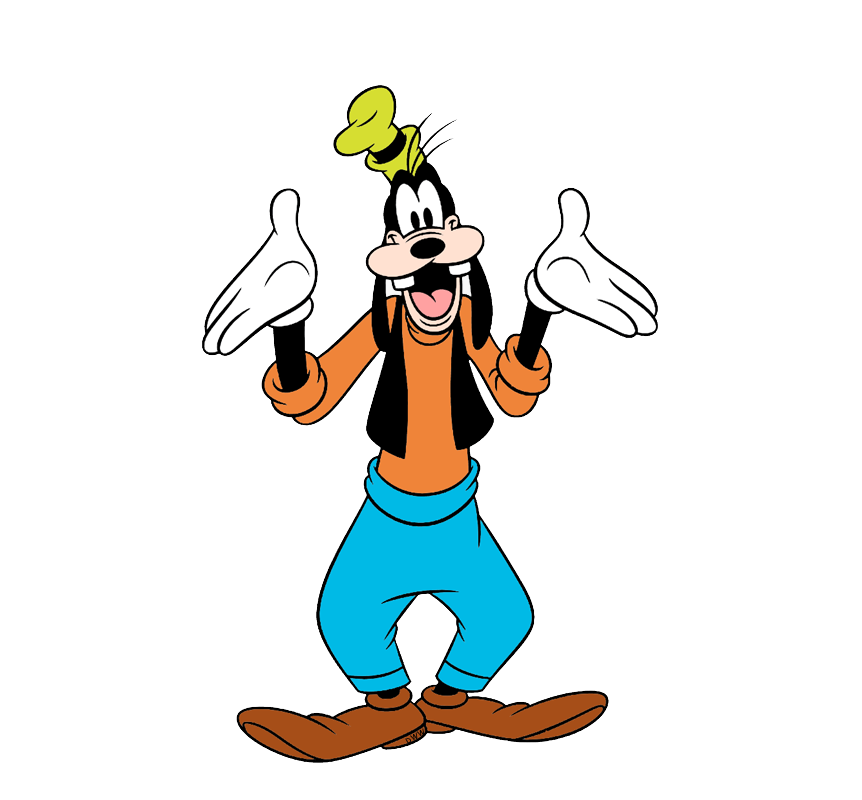 Goofy Png Isolated Hd (black, chocolate, greenish blue, white)