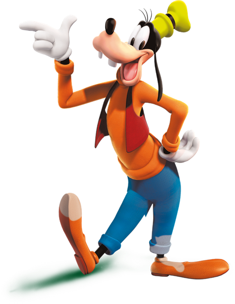 Goofy Png Isolated Picture (black, green)