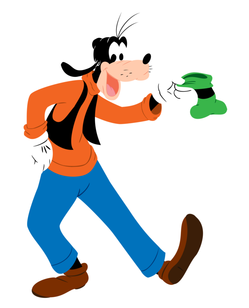 Goofy Transparent Png (teal, chocolate, white, black, maroon)