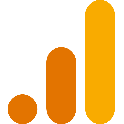 Google Analytics Logo Icon Free Png Icon Download (maroon, orange, chocolate, black)