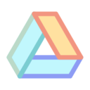 Google Drive Icon Free Png Icon Download (silver, salmon, white, lavender, pink)