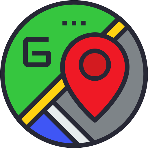 Google Map Free Nobackground Png Icon Download (blue, red, black, gray, lime)