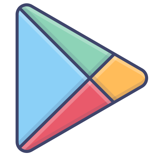 Google Play Logo Brand Icon Free Transparent Png Icon Download (silver, salmon, indigo, black, gray)