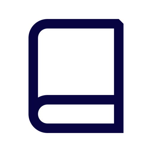 Book 4 Free Png Icon (navy, black)