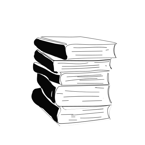 Book Stack Png Free Image (black)