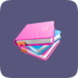 Book Books Read School Icon Pngpath Free Transparent Png Icon Download (gray, violet, black)