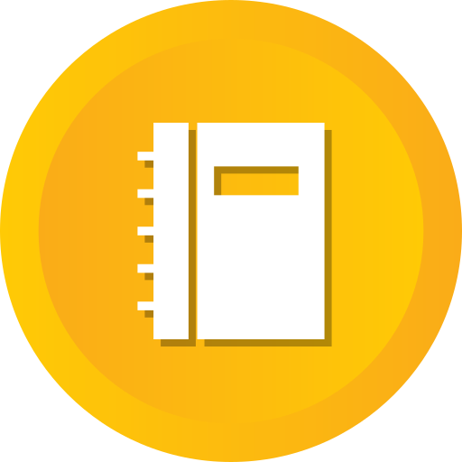 Book Contacts Library Notebook Bookmark Business Phone Book Free Transparent Png Icon Download (gold, black, orange, white)