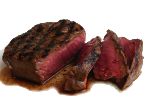 Cooked Meat Png Transparent Image (white, black)