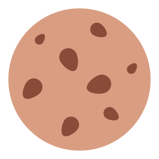 Cookie Dessert Sweet Food Fastfood Emoj Free Png Icon (olive, black, salmon)