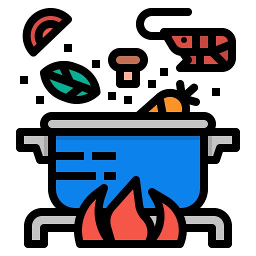 Cooking Hot Cook Food Boiling Icon Free Nobackground Png Icon Download (teal, silver, chocolate, black)