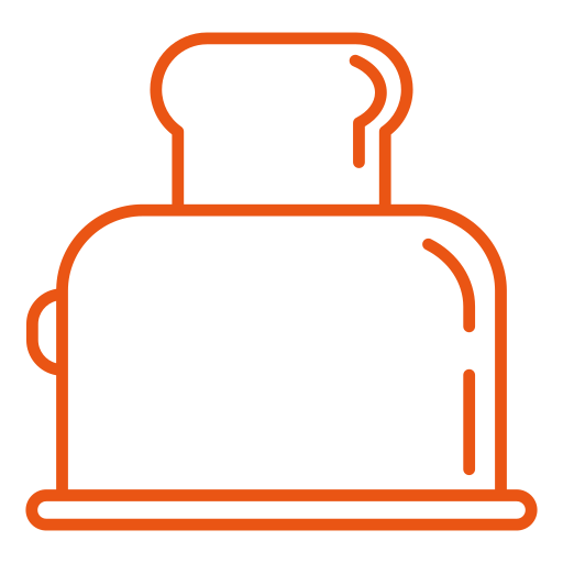 Cooking Utensil Appliance Toaster Icon Free Transparent Png Icon Download (maroon, chocolate, black)