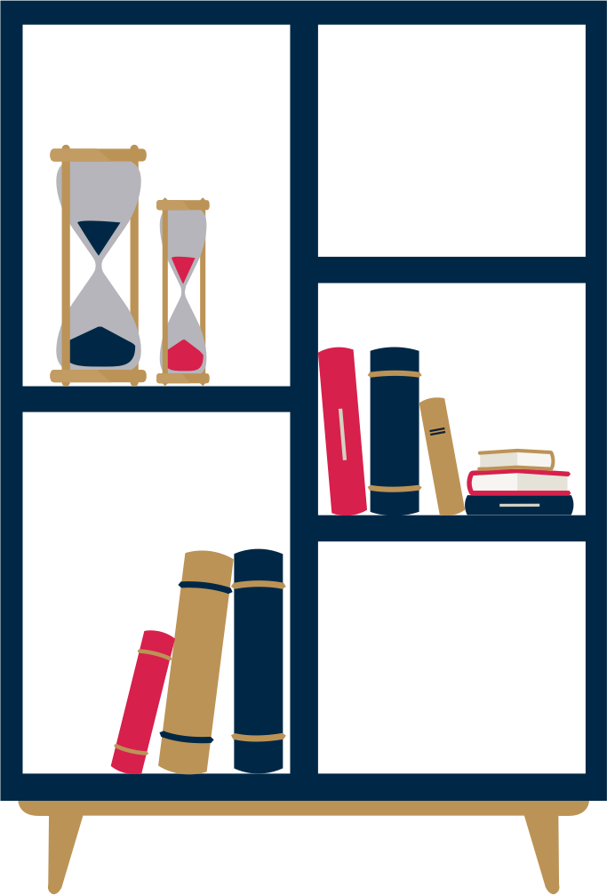 Bookshelf Modern Png Image Hd (black, navy)