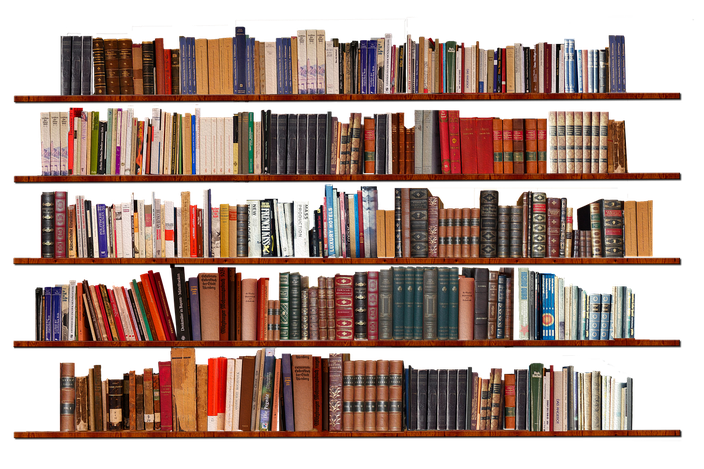 Bookshelf Png Clipart (black)