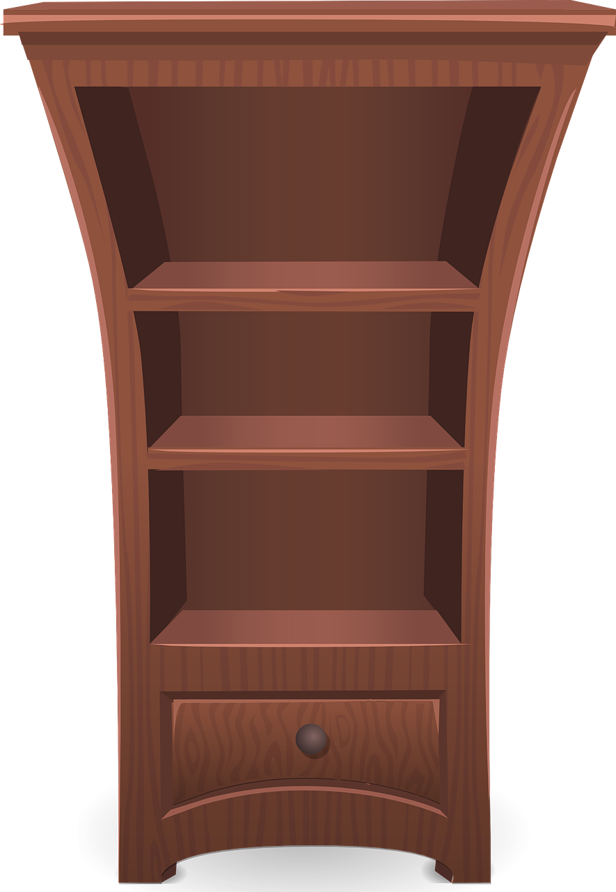 Bookshelf Png Free Image (black, maroon)