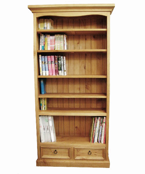 Bookshelf Wood Png (white)