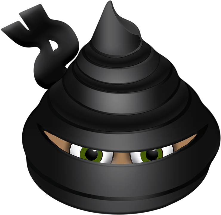 Cool Emoji Transparent Png (black)