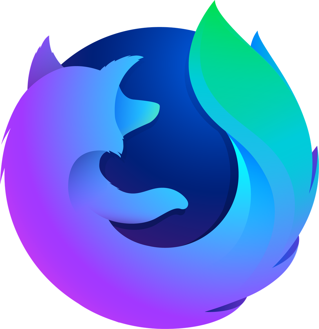 Cool Firefox Purple Png (violet, black)