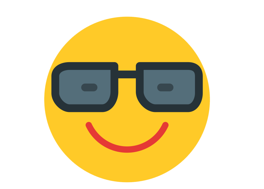 Cool Whatsapp Hipster Emoji Download Png Image (olive, black, gray, gold)