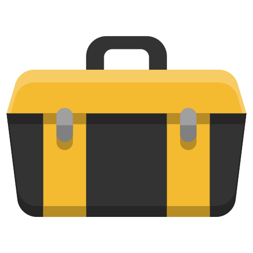 Toolbox Container Repair Box Tool Box Toolboxes Icon Free Nobackground Png Icon Download (orange, salmon, black)