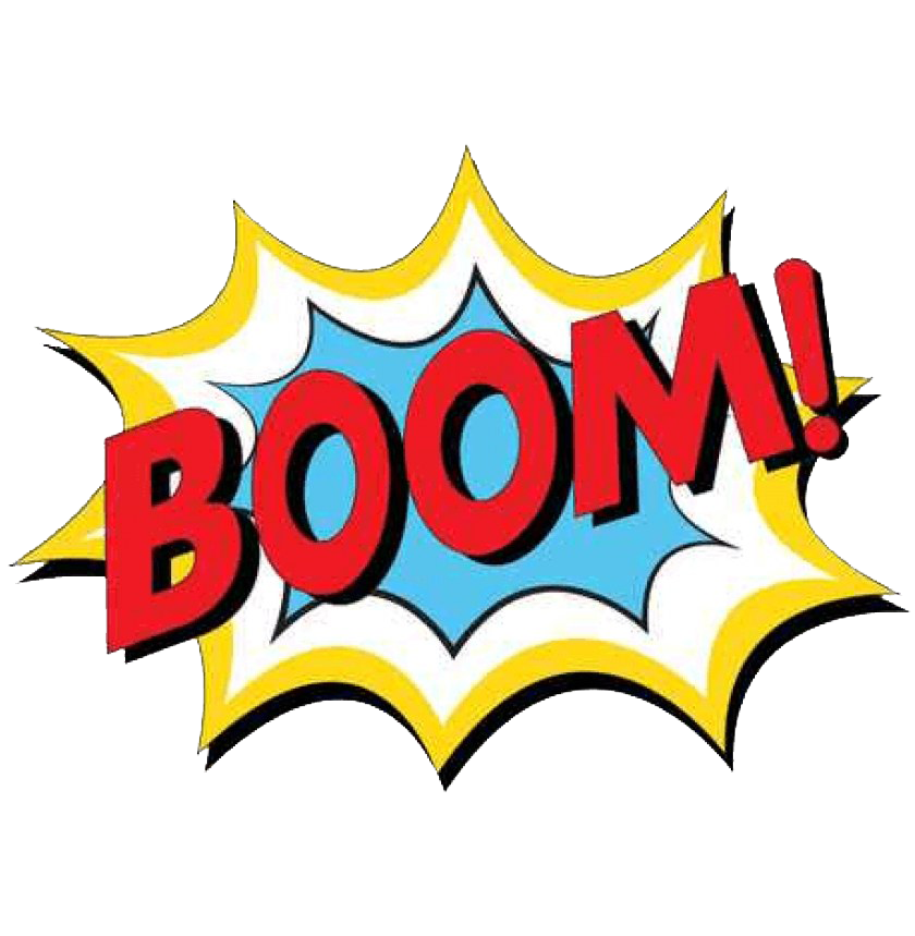 Boom Png Image Hd (greenish blue, black, red, white)