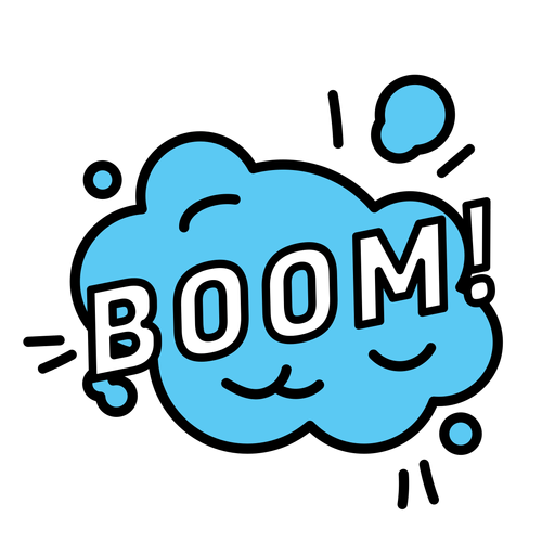 Boom Png Pic (greenish blue, black, white)