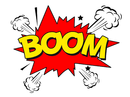 Boom Png Transparent Hd Photo (gold, white, yellow, black, red)