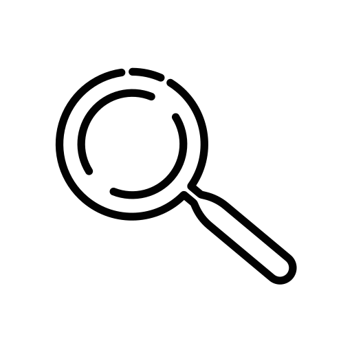 Zoom Search Magnifying Glass Magnifier Icon Free Transparent Png Icon Download (black)