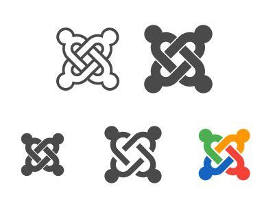 Joomla Png Clipart (white, indigo)