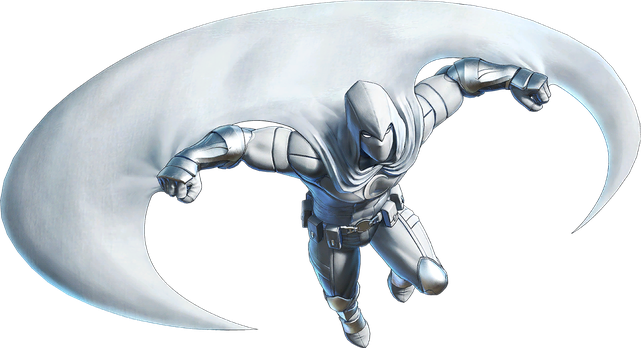 Moon Knight Png Isolated File (silver, lavender, black)