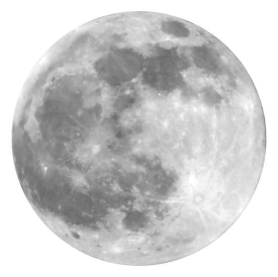 Moon Png Image (silver, black)