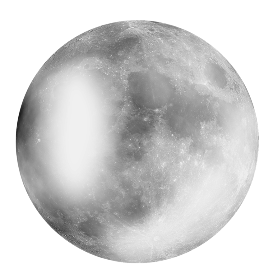 Moon Png (black, lavender, silver)