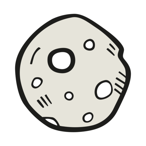 Moon Full Almost Free Transparent Png Icon Download (white, beige, black)