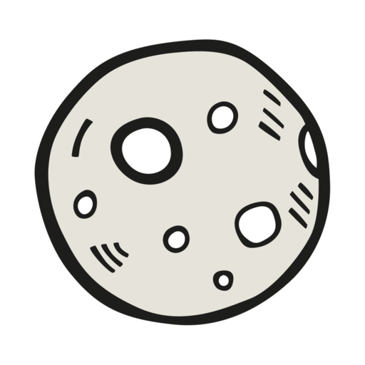 Moon Full Moon Free Transparent Png Icon Download (white, beige, black)