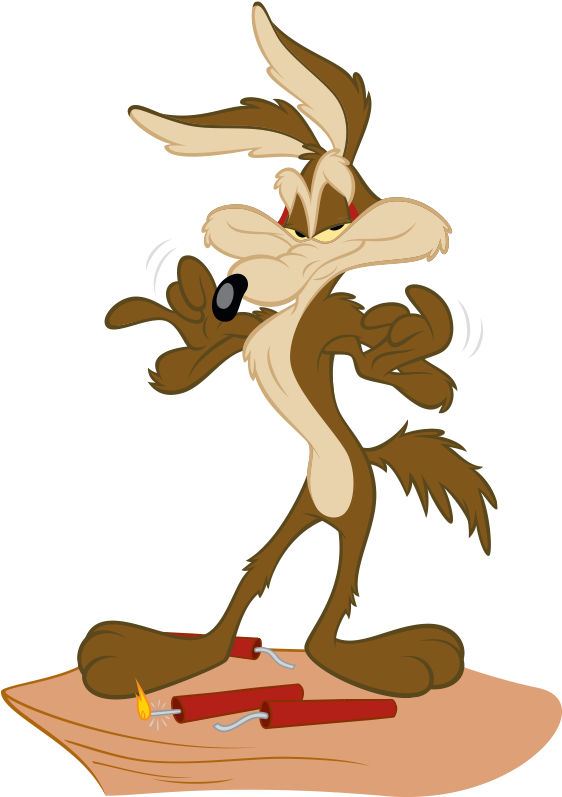 Looney Tunes Png Image (olive, pink, black, salmon)