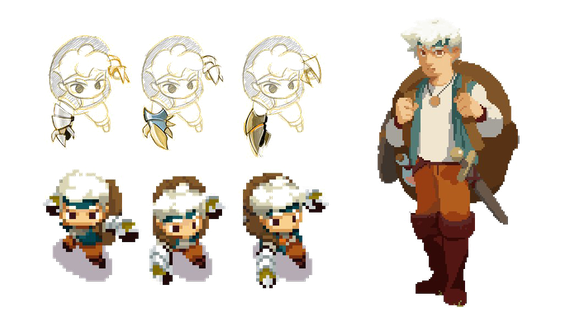 Moonlighter Png Image (maroon, black)