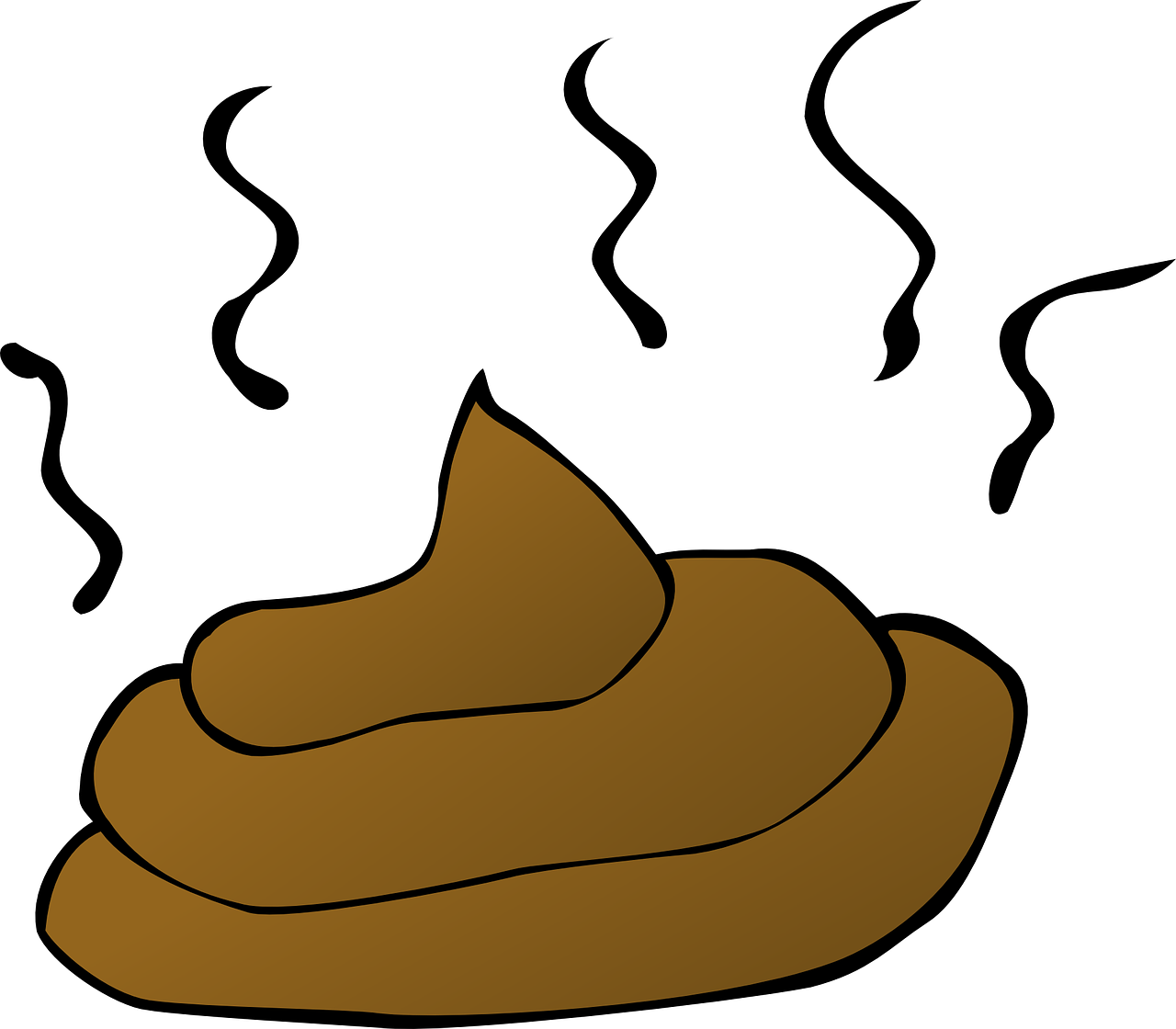 Poop Download Png Isolated Image (black, olive)