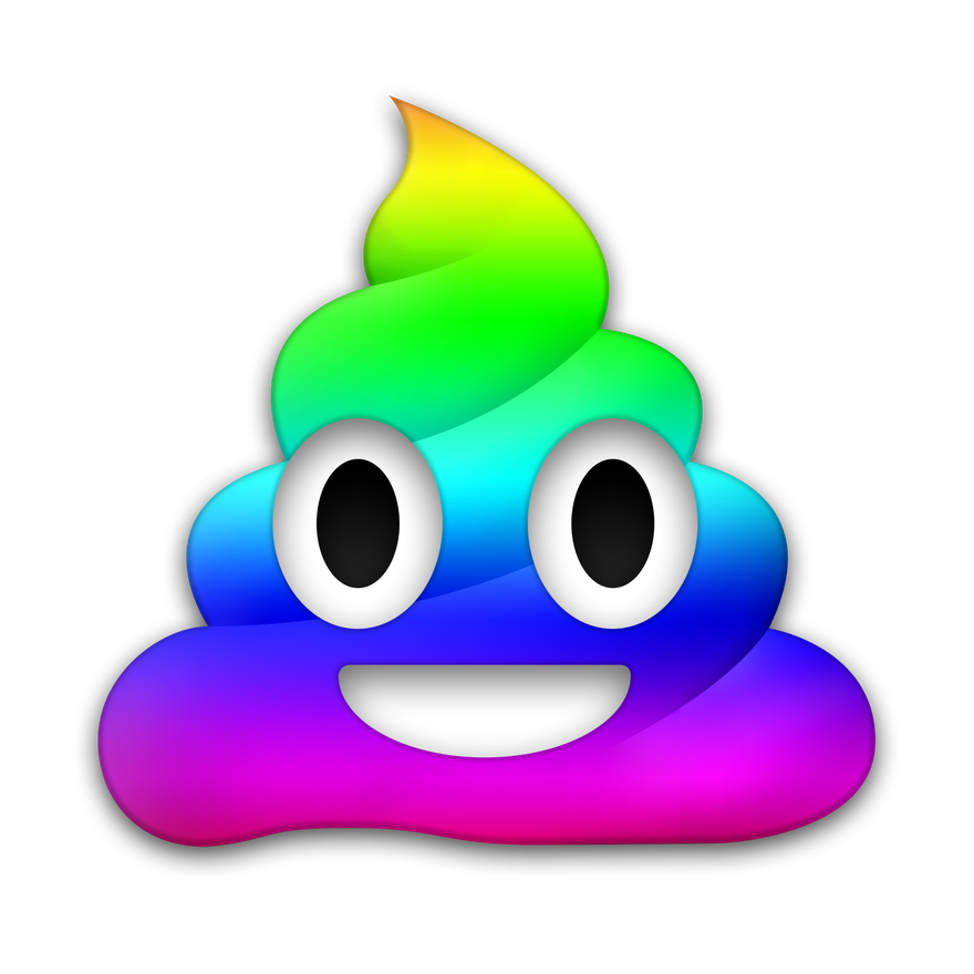 Poop Png Picture (lavender, silver, black, purplish red, white)