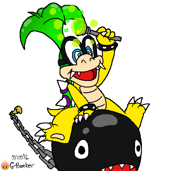 Koopalings Background Png (gray, pink, black, gold, white)