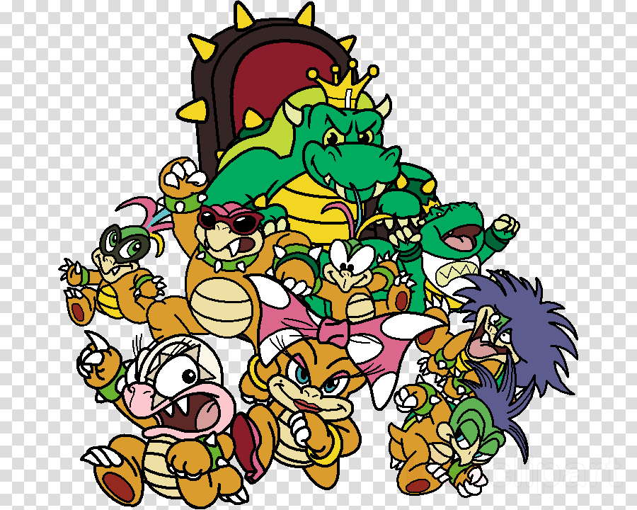 Koopalings Png Transparent (white, lavender, black)