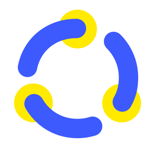 Cooperate Free Png Icon (blue, yellow, black, gold)