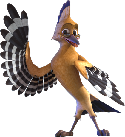 Hoopoes Png Image (white, black)