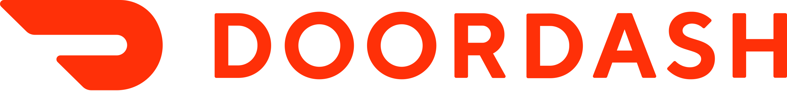 Door Dash Logo No Background (black, maroon, red)