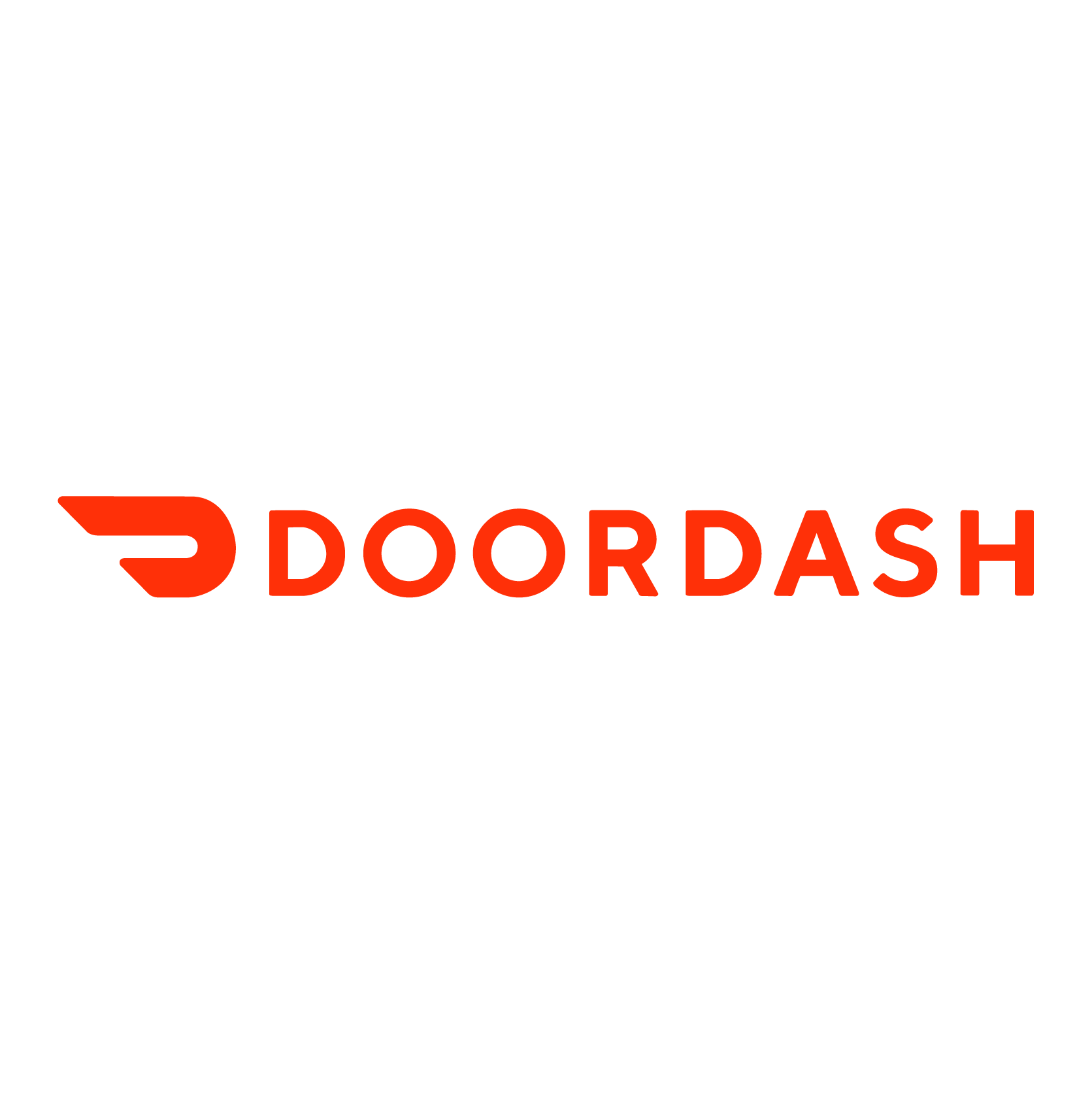 Door Dash Logo Png Picture (red, white)