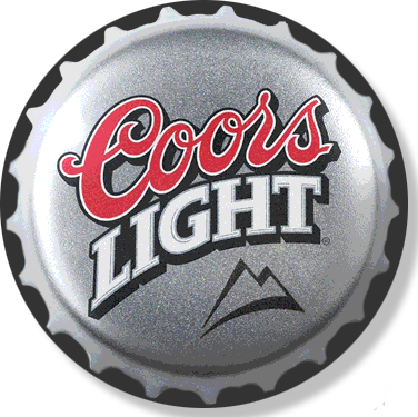 Coors Light Logo Png Image File (black, gray, white)