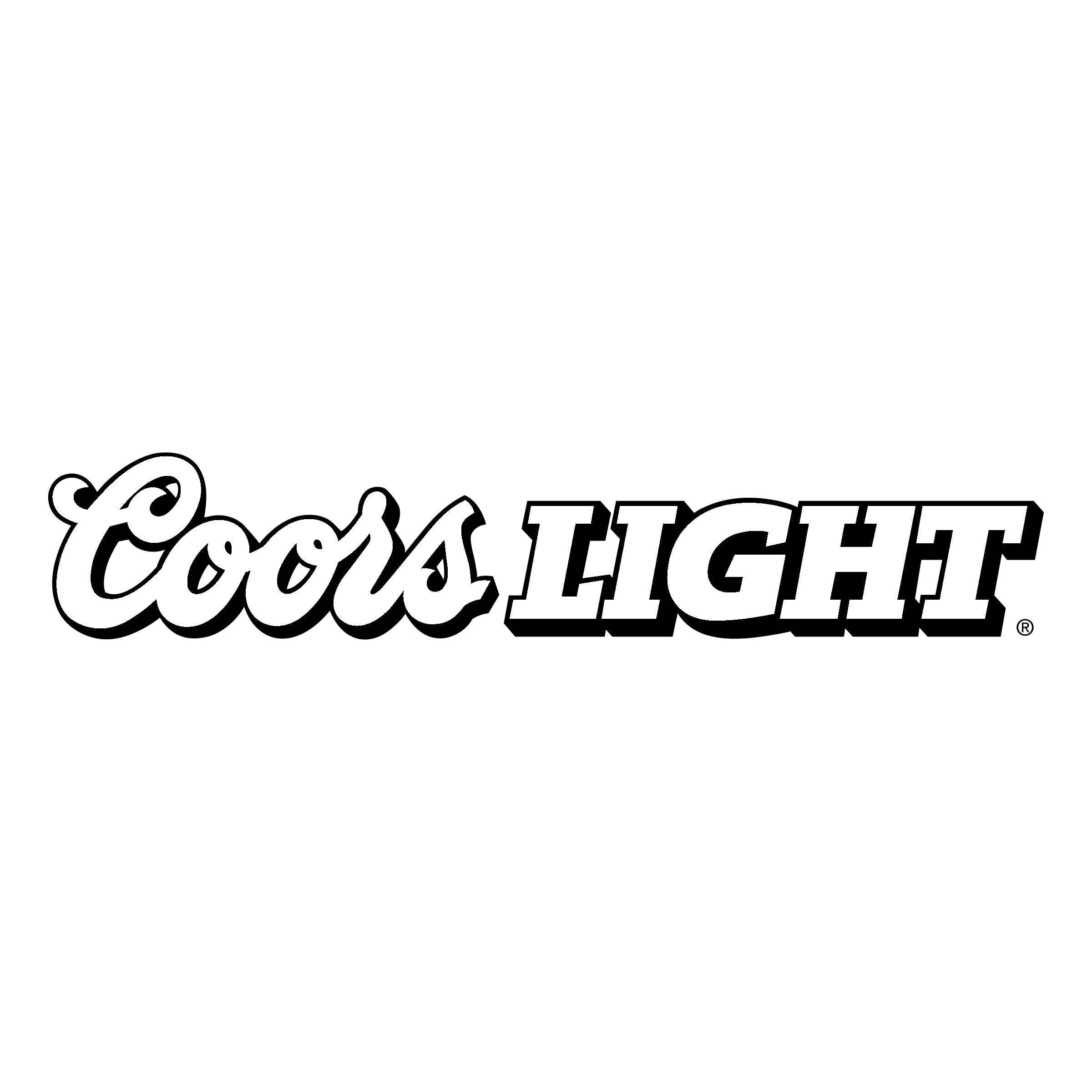 Coors Light Logo Png Photos (black, lavender, white, silver)